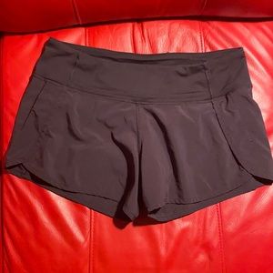 Black Lululemon Shorts size 8